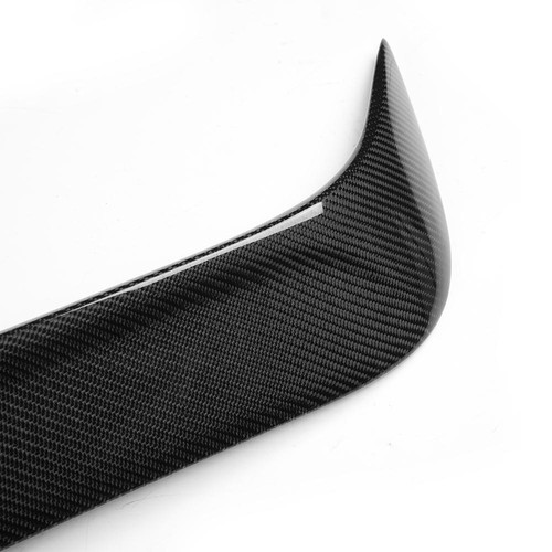 REAL CARBON Rear Roof Spoiler Top Wing Fit for Benz W205 C63 C43 Sedan 15-20 - Picture 14 of 15