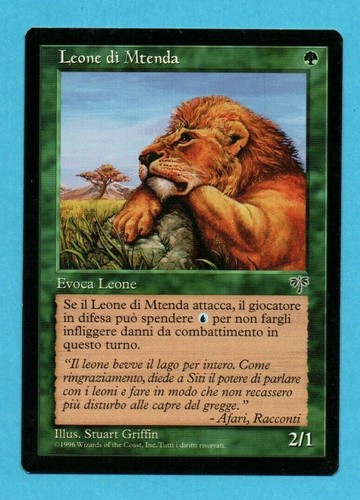 MTG MAGIC-MIRAGE-MIR-1996-KARTE zur Auswahl-at choice-ITALIENISCH/ENGLISCH-GEBRAUCHT/USED - Bild 44 von 117