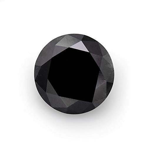 44,10 quilates Natural Maravilloso Camboya Circón Negro Forma Redonda A+++ Piedras Preciosas Sueltas - Imagen 4 de 8