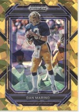 2023 Panini Prizm Draft Picks #23 Dan Marino Prizms Gold Ice