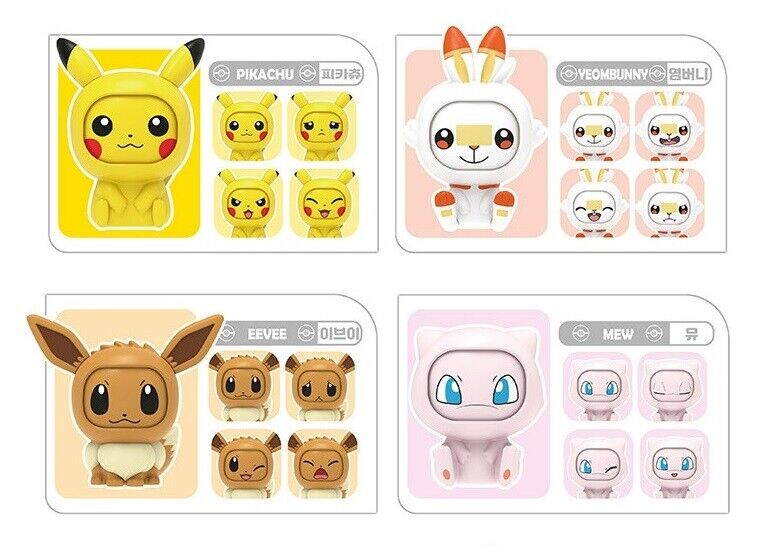 Pokemon Face Changing Anime Action Figure Kawaii 12 Kind Doll