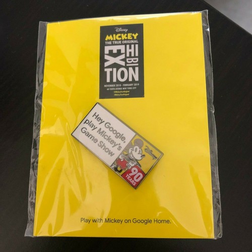 Disney Mickey Mouse The True Original Exhibition Pin NYC 90th Birthday Google - Picture 1 of 2
