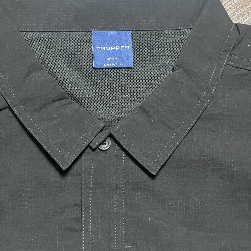 Camisa táctica de manga larga Propper talla XXLL negra de secado rápido peso de verano Foto 2 de 4