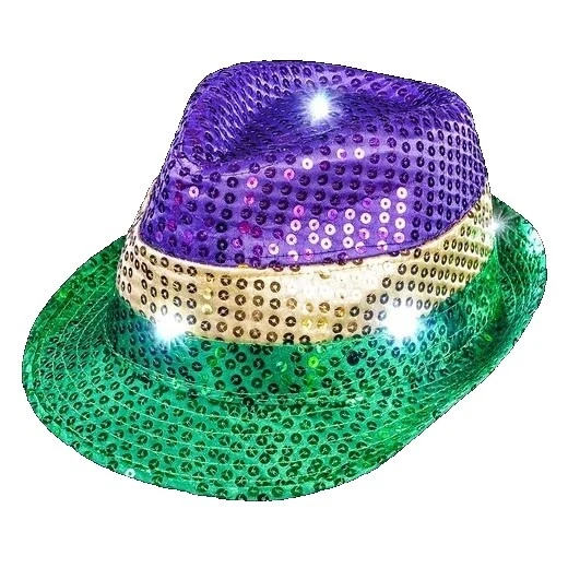 Sequin Mardi Gras Disfraz Adulto Unisex cloches