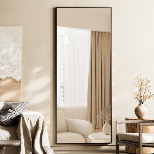 Große Spiegel für Wand, 65"x24" Ganzkörperspiegel mit Ständer, Ganzkörperspiegel - Bild 2 von 7