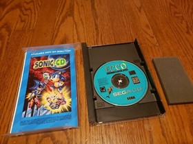 Ecco: The Tides of Time (Sega CD, 1993) CIB Complete in box!