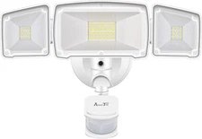 AmeriTop Motion Sensor Lights Outdoor, 2-in-1 Ultra Corded-electric White 