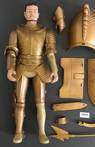 Marx Sir Gordon the Gold Knight some accessories 1968 NOT COMPLETE 12" - Picture 2 of 8