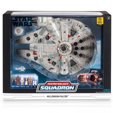 Star Wars Micro Galaxy Squadron Millennium Falcon & Landspeeder Jazwares Vault