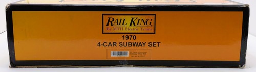 MTH 30-2122-1 Spur O MTA New York City R-42 U-Bahn Wagen Set mit PS1 LN/Box - Bild 6 von 6