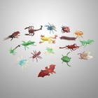 17pcs Mini Insect Animal Figures Toys Trick Toy prank toy funny toy