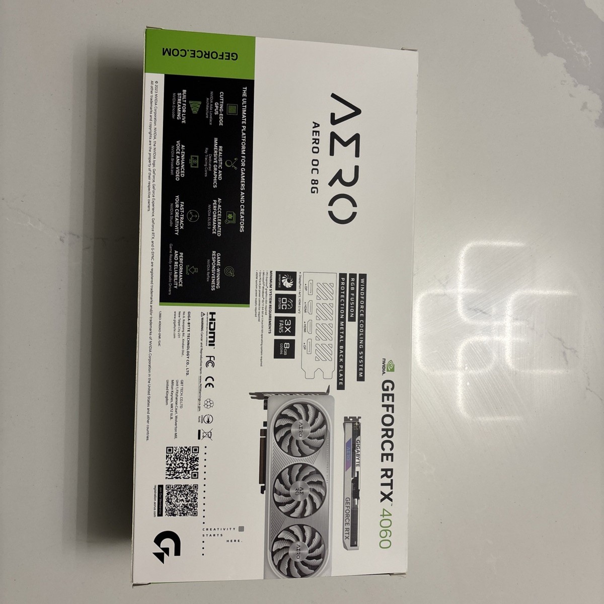 GIGABYTE GeForce RTX 4060 AERO OC 8GB GDDR6 Graphics Card