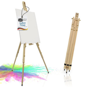 Feldstaffelei 180cm Echtholz Staffelei