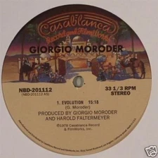 GIORGIO MORODER Evolution/I Wanna Rock You 12" NEW VINYL Italo Disco classic