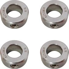 AZSSMUK 5/8" Shaft Collar Stainless Steel Lock Axle Clamp Set 