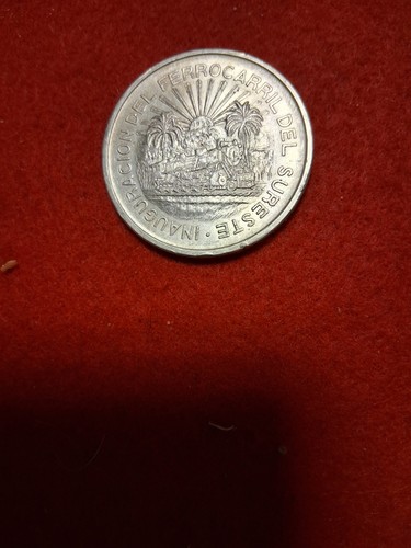 1950 MEXICO 5 Pesos ,Silver Coin, RAILROAD,AU+ - Bild 4 von 4