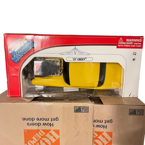 Vintage Action Muscle Machines 57 Chevy Die Cast 1:8 Scale Radio Control RC Car - Picture 5 of 10