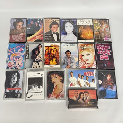 Latin Pop Cassette Lot Lucero Pandora Magneto Gloria Estefan Ana Barbara Perales - Picture 1 of 4