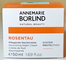 AnneMarie Borlind ROSENTAU   Nourishing Night Cream  1.69 fl oz / 50 ml