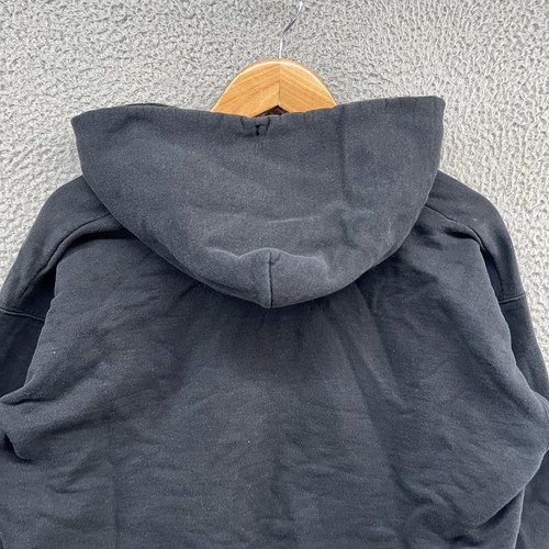 Thrasher Hoodie Mens Medium Black Hooded Sweatshirt Y2K Surf Skate 90s Vintage - Picture 8 of 10