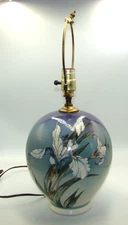 SBCD Santa Barbara Ceramic Design Pottery Iris Lamp