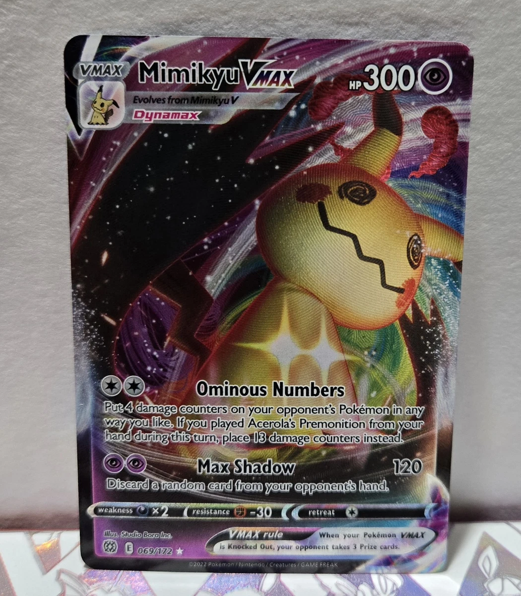 Mimikyu VMAX 069/172 Swsh09: Brilliant Stars for sale | eBay