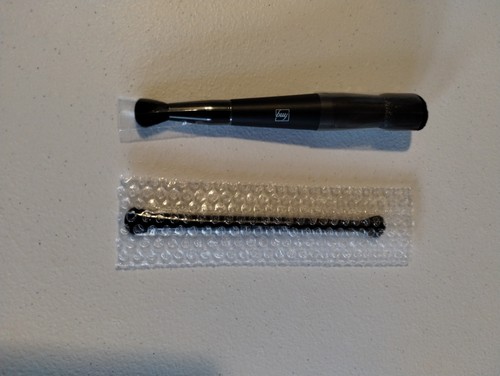 FMG Make-Up Brushes Complexion Blending Brush And Eye Shadow Brush NEW Black - Picture 6 of 7