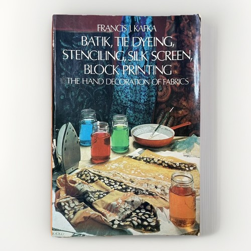 Batik Tie Dyeing Stenciling Silk Screen Block Printing Hand Decoration Of Fabric - Picture 1 of 5