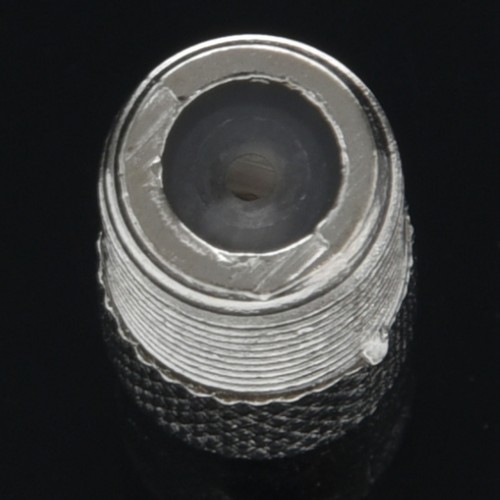 5X( 10Pcs Straight Metal F Type Female to PAL Male Connector Adapter E5V8) - Afbeelding 4 van 8