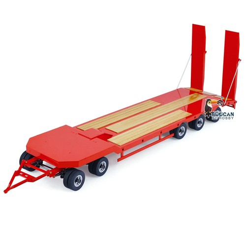 LESU Metal Flatbed Trailer Tailboard for 1/14 RC Dumper Tractor Truck Car Model - Picture 7 of 12