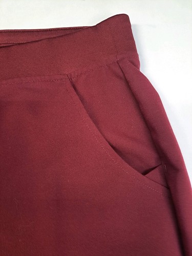 Figs Womens Zamora Jogger Scrub Pants Size Large Maroon Medical #7361 - Picture 7 of 13