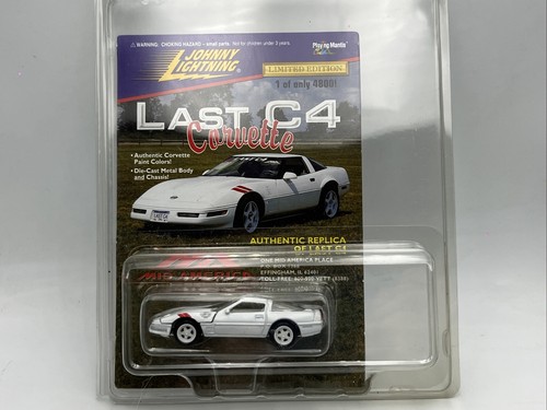 1/64 Johnny Lightning Last C4 Corvette Limited  White