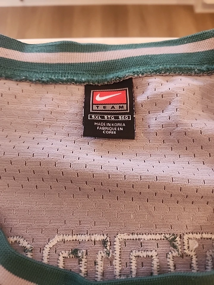 Camiseta Nike Team Sports Rewind 63 #34 Paul Pierce NBA Boston Celtics Gris 5XL Foto 3 de 4