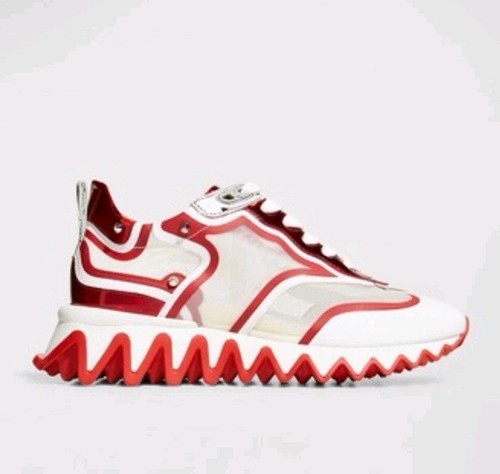 Christian Louboutin Sharkina transparent women's sneakers EU 38.5 US 8.5 $895 - Picture 2 of 6