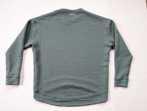 Sudadera Acolchada Nobull Para Hombre Mediana Verde Cuello Redondo Dobladillo Alto Bajo Jade Verde azulado - Imagen 7 de 7