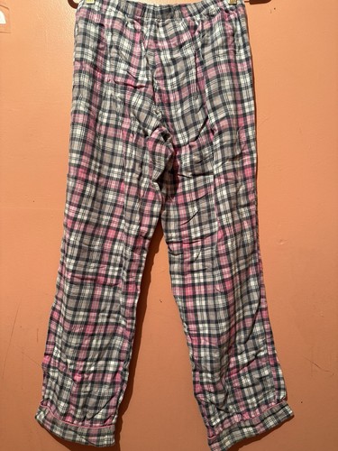 Pantalones de pijama Gap Body para mujer M medio rosa gris a cuadros PJ ropa de dormir pantalones - Imagen 2 de 7