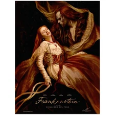 Frankenstein Guillermo Del Toro Gothic Movie Art Poster