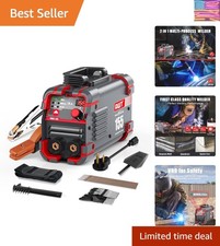 Ultra-Compact Mini Stick Welder - 155Amp with IGBT Technology & Safety Features