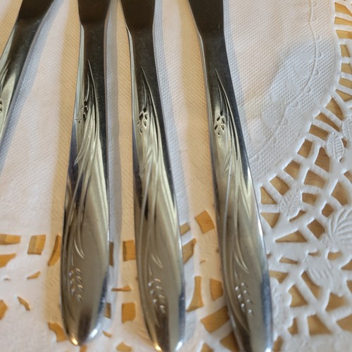 Juego de 6 cuchillos de mantequilla vintage de acero inoxidable Dorzel de Hull - Imagen 6 de 6