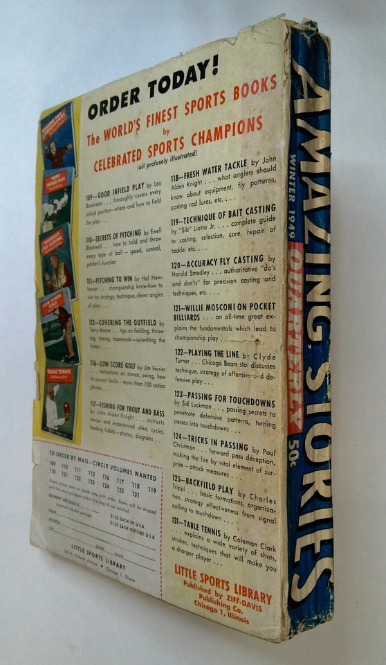 Amazing Stories Quarterly Reissue Collected Pulp 1949WINTER VG Foto 2 de 3