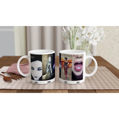Taza discografía Evanescence - Con todos sus álbumes de estudio - Navidad G... - Imagen 1 de 1
