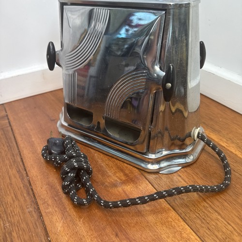 Art Deco MCM Son Chief Serie 680 Zweischeiben Toaster Chrom funktioniert 1930-1940