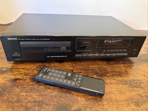 Denon DCD-520 CD-Player PCM Audio Technology Made in Japan 1989 mit Fernbedienung