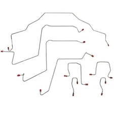 For Dodge Ram 3500 98-02 Front Brake Line Kit 2WD RWABS Stainless WKT9805SS-CPP