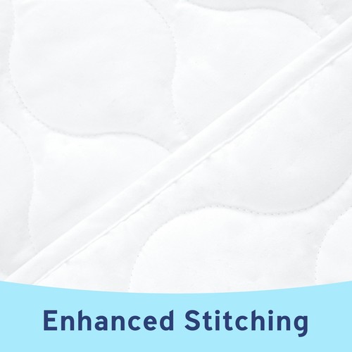 Quilted Daycare Cot Padded Nap Mat, 23" x 51" Cot Sheets for Daycare Standard... - Picture 8 of 9