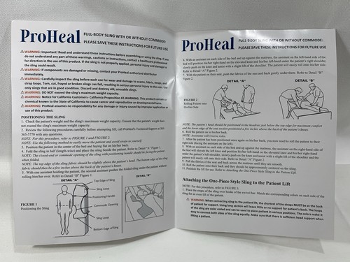 ProHeal Universal Full Body Mesh Lift Sling With Commode Opening - Large - Picture 17 of 19