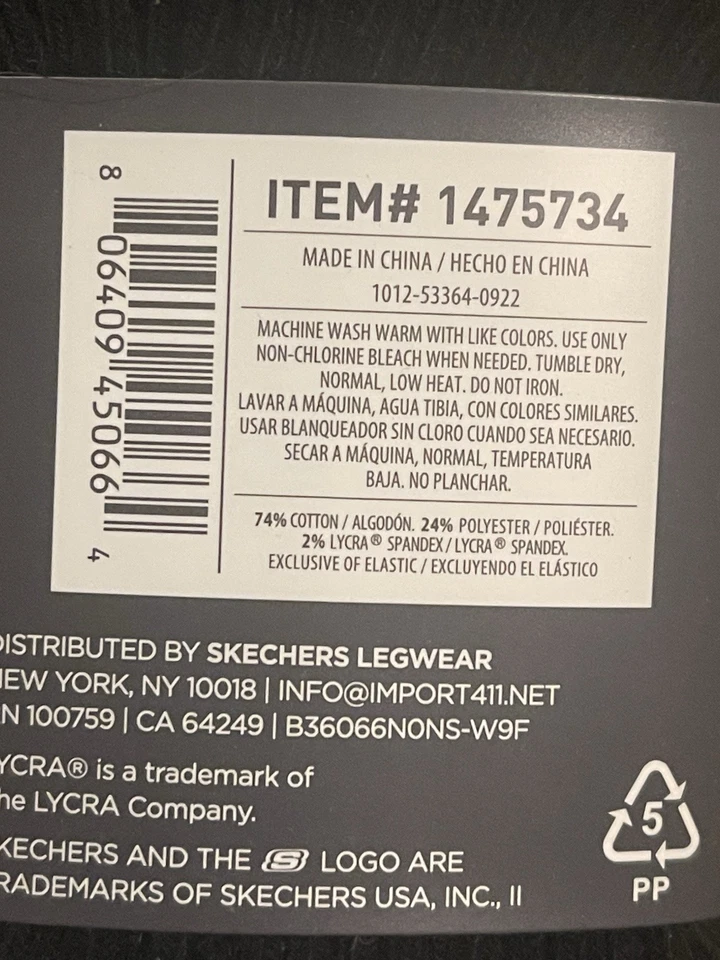 SKECHERS DAMAS NO SHOW CALCETINES NEGROS 10 PARES ENVÍO GRATIS TALLA 5-10 Foto 3 de 3