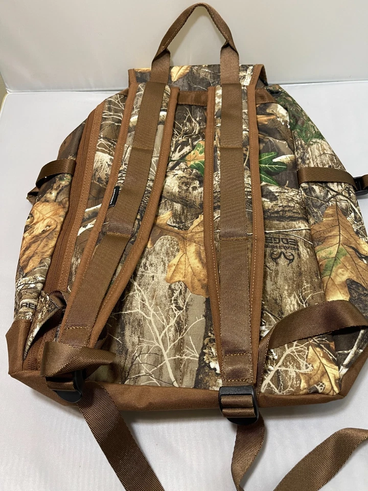 Converse Green Realtree Backpack School Bag Unisex Camouflage Padded SZ 461 - Image 4 of 4