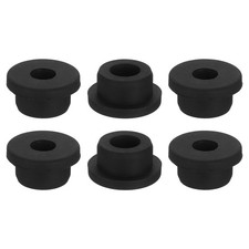 6Pcs Rubber Grommets 21mm Drill Hole, 12mm ID Top Hat Hole Plug Grommet