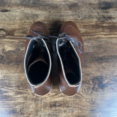 Red Wing Heritage Clara Boots Brown Amber Leather Block Heel USA Womens 6 - Picture 5 of 11